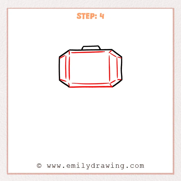 how to draw a thors hammer - Step 4